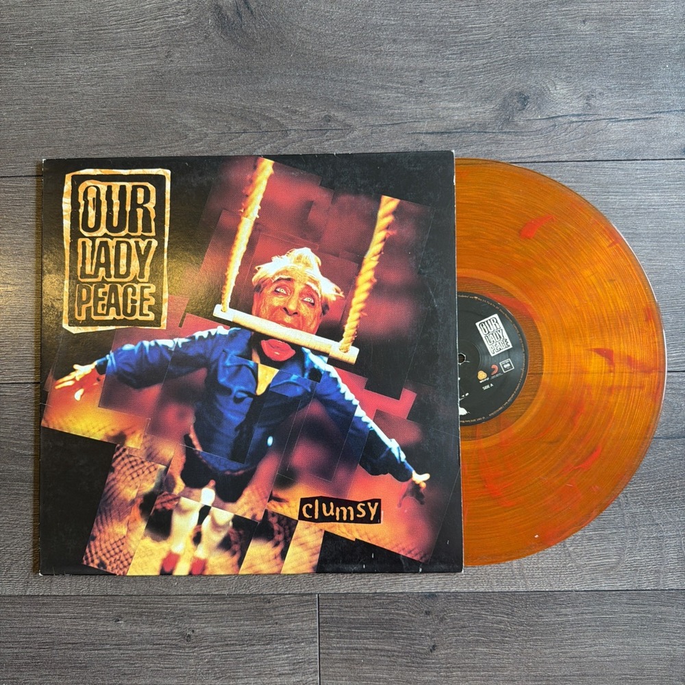 Clumsy by Our Lady Peace (Record, 2016) Orange with Smoke Vinyl LP